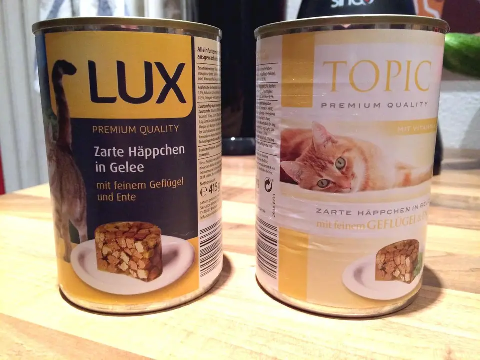 Huch - Das Katzenfutter von Aldi im neuen Design?